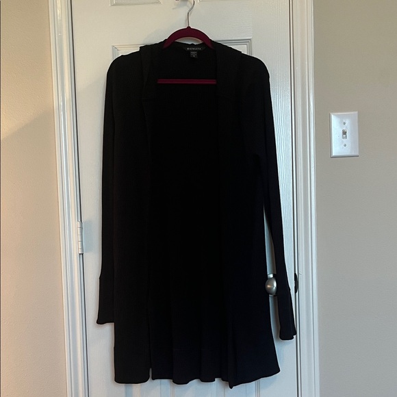 Athleta Sweaters - Athleta Ribbed Long Hooded Cardigan